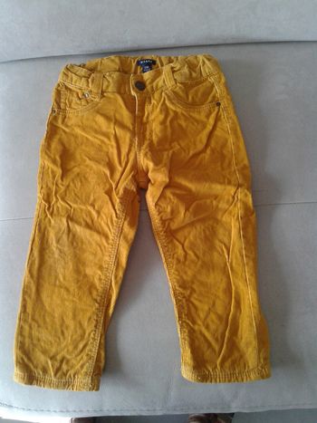 Pantalon velours 2 ans