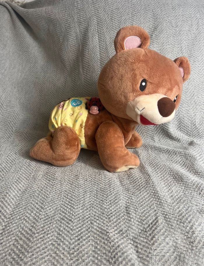 Ours en peluche interactive