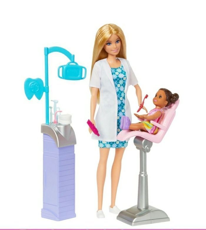 BARBIE DENTISTE 2 POUPEES ET CABINET MEDICAL - photo numéro 4