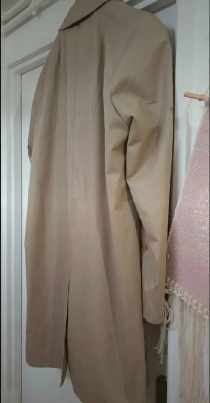 Trench Imper Parka Gabardine coton Burberry Taille L - photo numéro 8