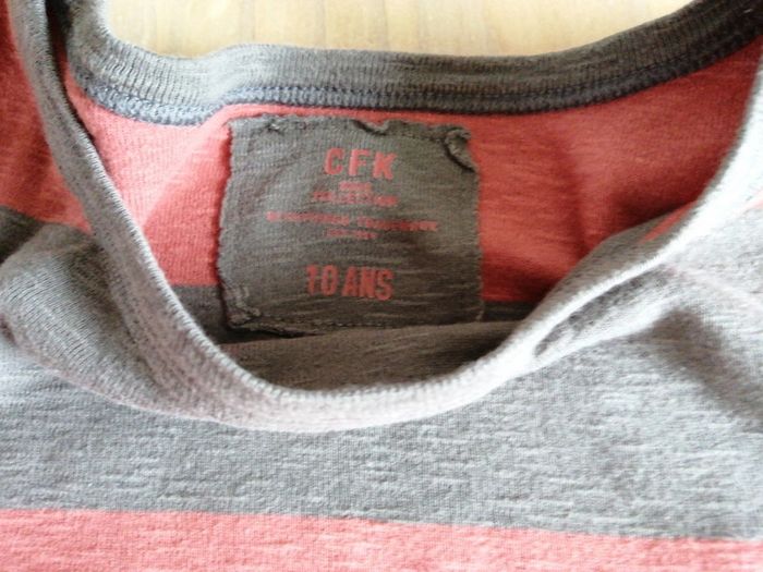 Tee-shirt manches longues garçon 10 ans - photo numéro 5