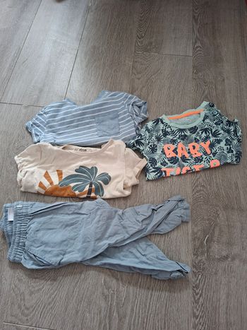 Tee shirt manches courtes 24 mois