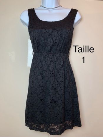 Robe été noire - taille 1