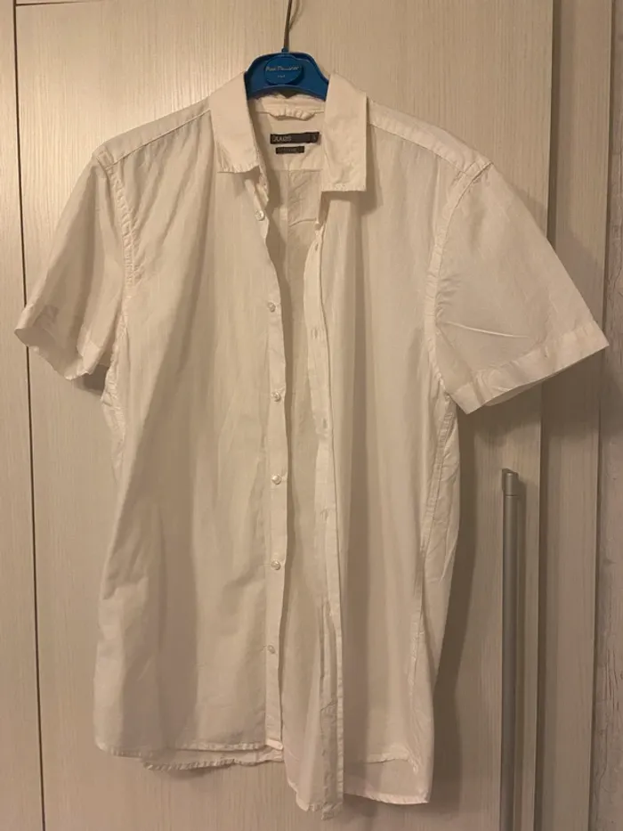 Chemise blanche Jules à manches courtes