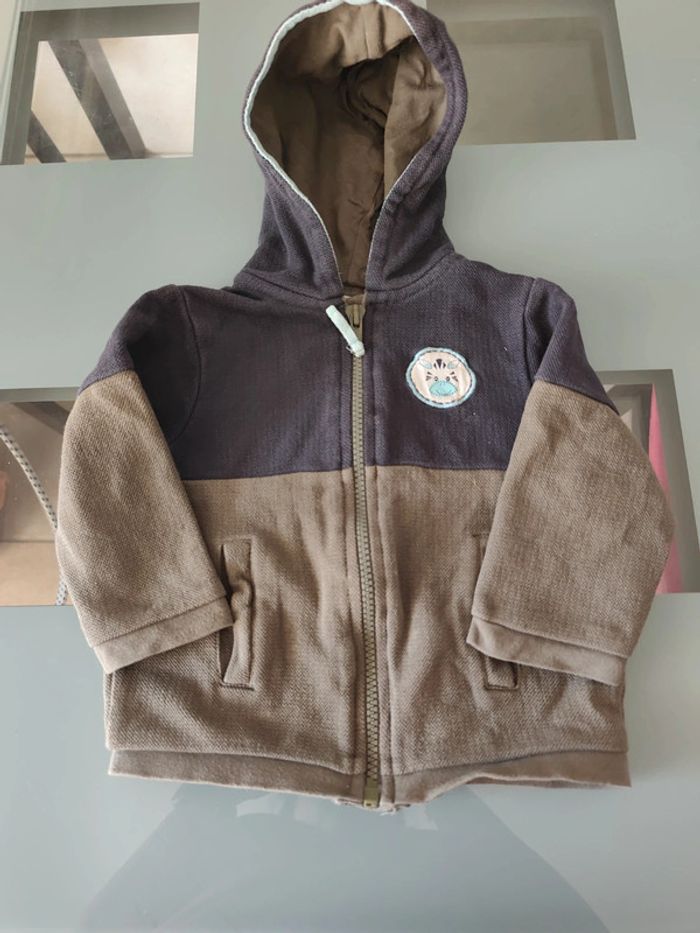 Veste sweat à capuche