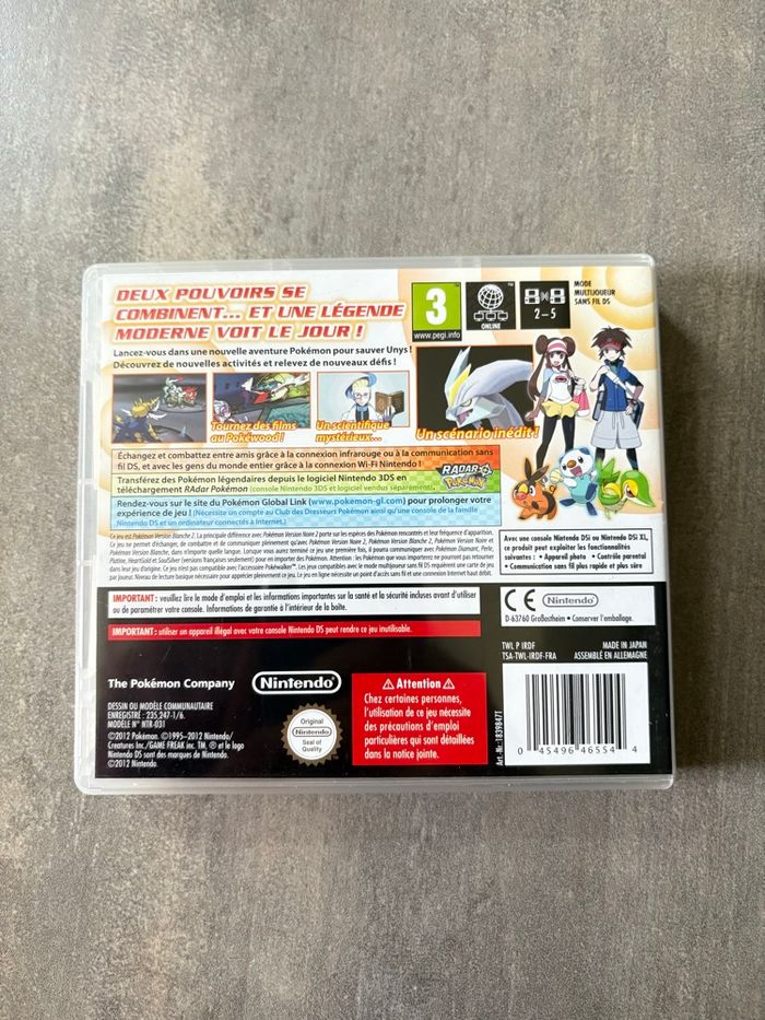 Jeu Nintendo DS Pokémon version Blanche 2 - photo numéro 2