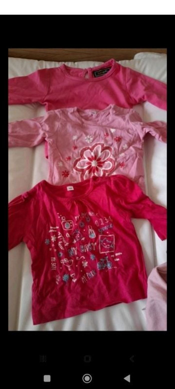 Lot tee-shirts manches longues
