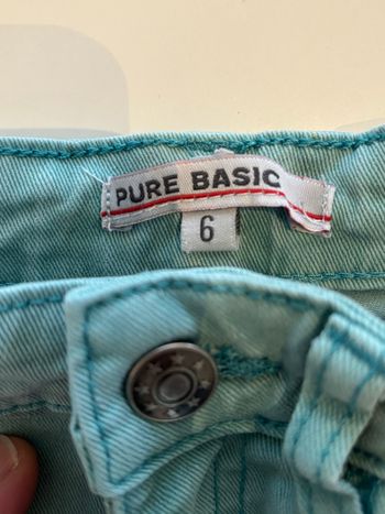 Short enfant bleu 6 ans 