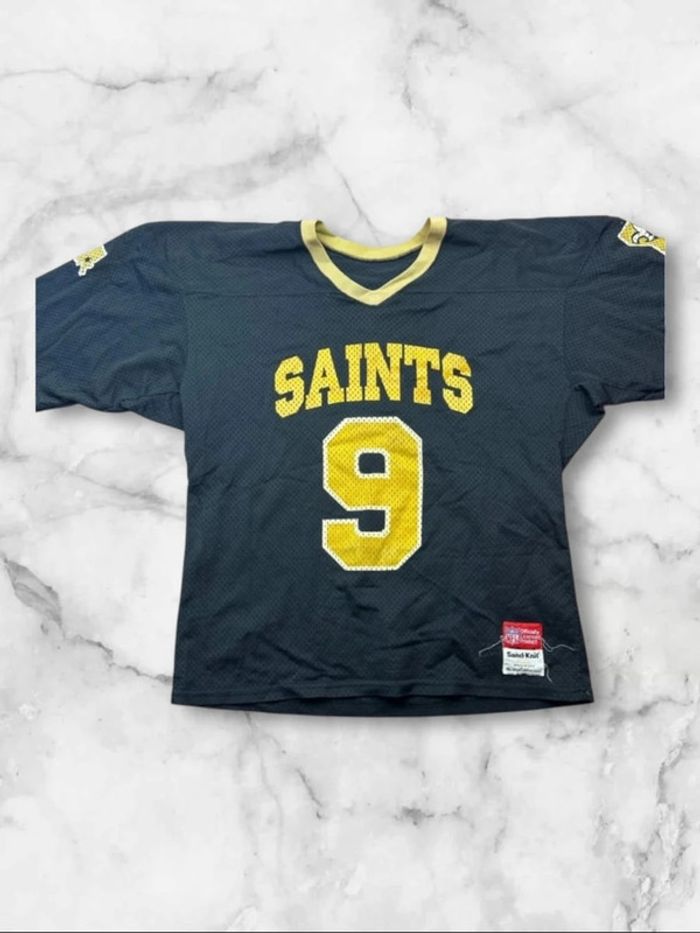 Maillot NFL Vintage New Orleans Saints #9 - Sand-Knit Youth XL