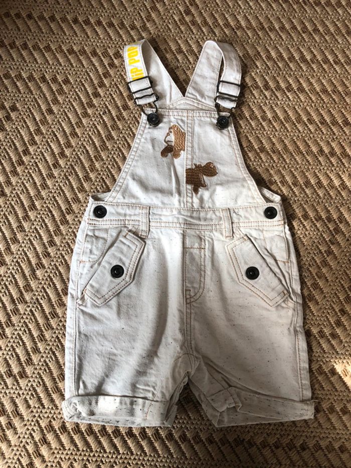 Salopette courte taille 2 ans