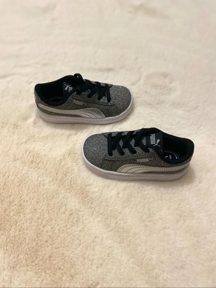 Basket puma à paillettes fille