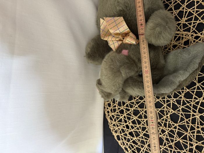 Peluche éléphant en peluche, marionnette à main, - photo numéro 7