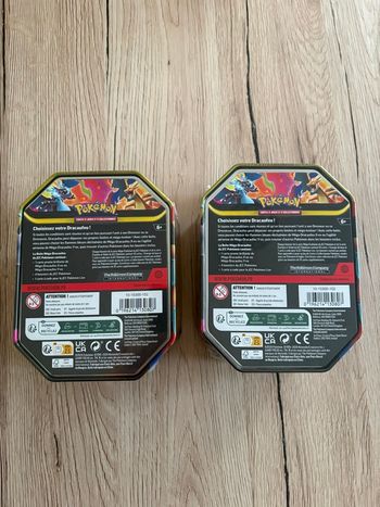 Lot de 2 Boîtes Pokémon Méga-Dracaufeu EX