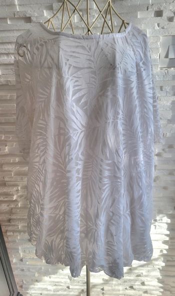 T-shirt grande taille blanc 