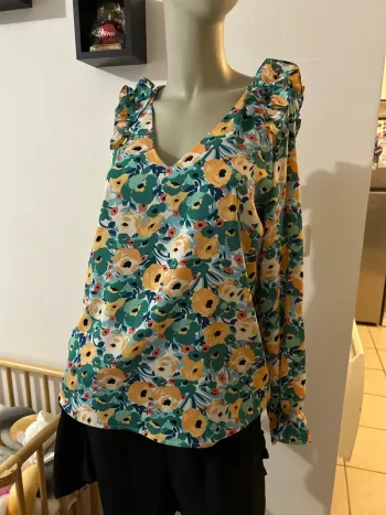 Blouse fleurie