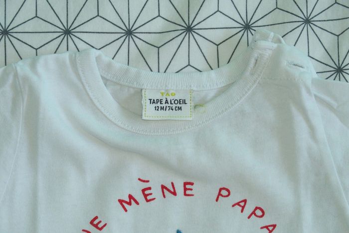 T-shirt manches longues, 12 mois - photo numéro 3