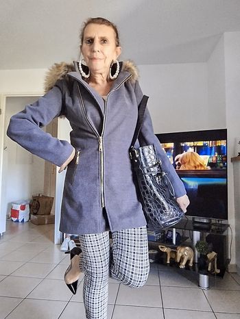 Manteau M/L capuche Made in Italy neuf