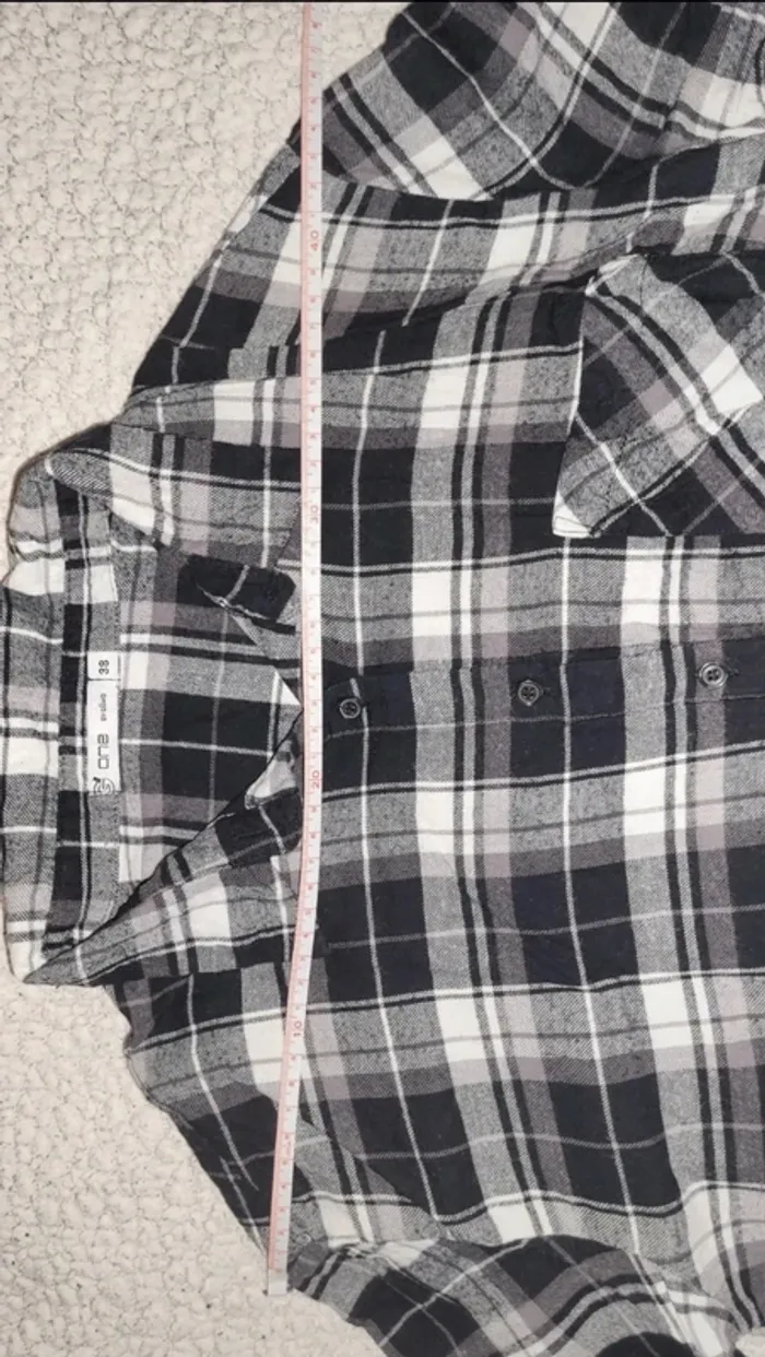 ensemble jupe chemise a carreaux - photo numéro 2