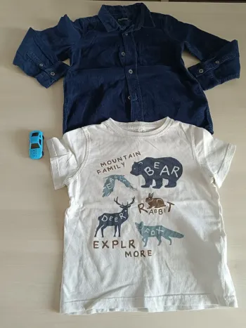 chemise + t-shirt