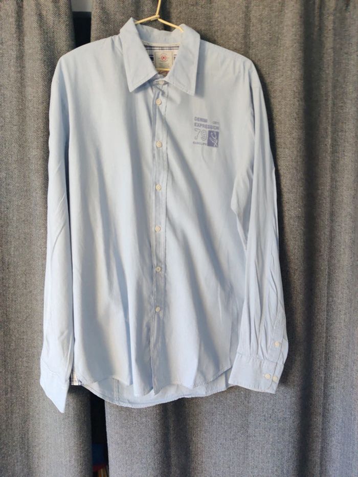 Chemise bleu