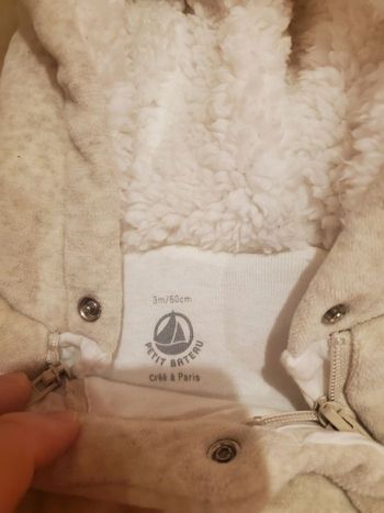 Combi chaude Petit Bateau 3 mois