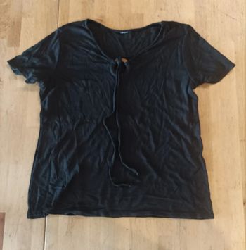 Tee shirt noir fantaisie