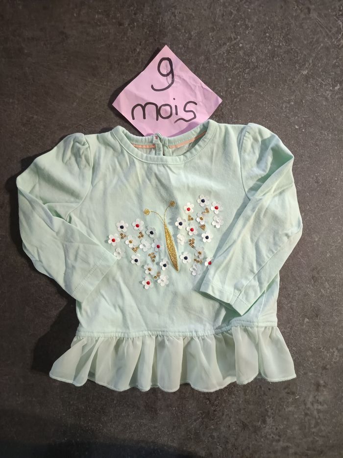 T-shirt papillon 🦋 9 mois