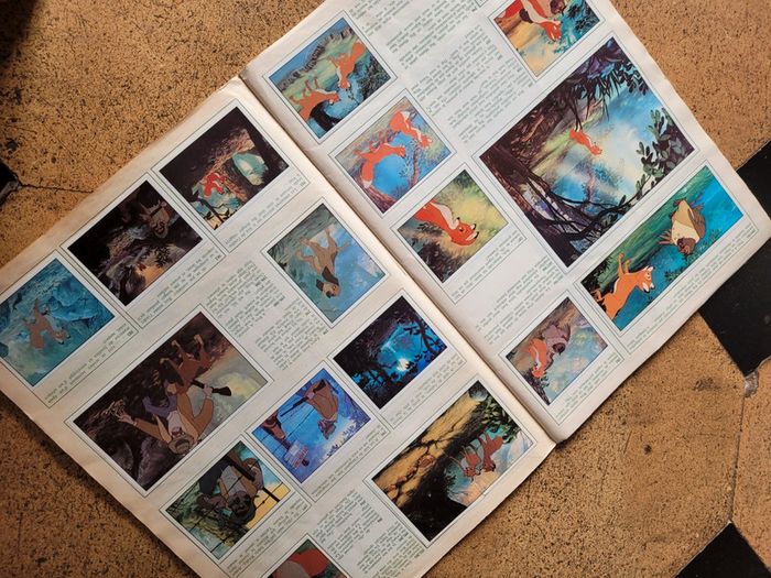 RARE Album Panini complet Rox et Rouky Disney chien renard vignettes autocollants - photo numéro 4
