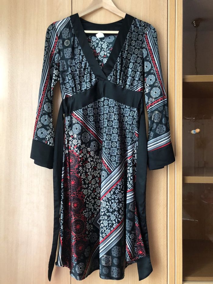 Robe effet soie