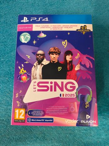 PS4 Let's sing 2025 avec 2 micros