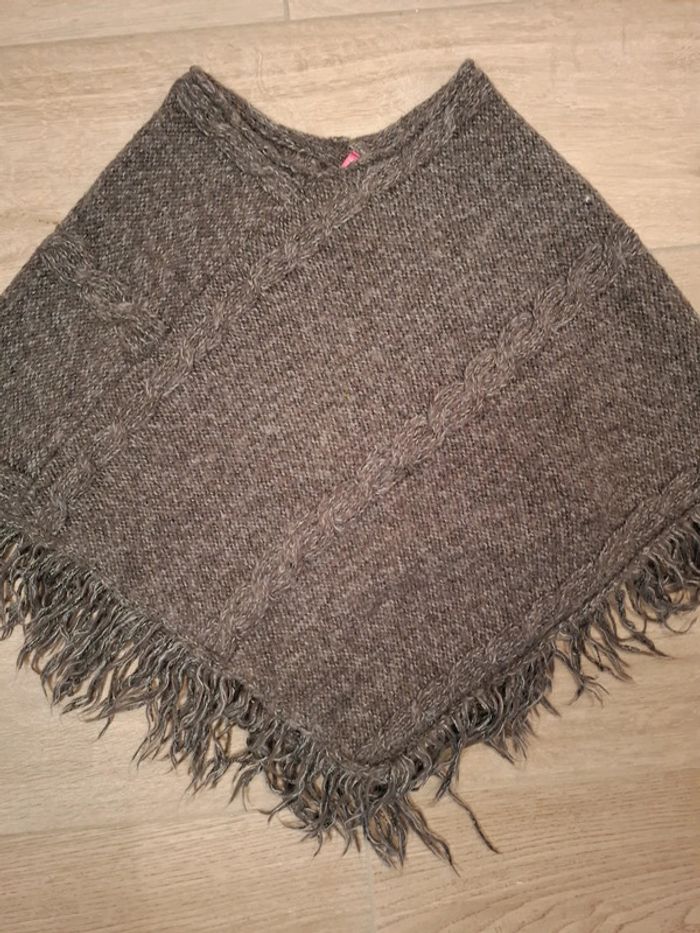 Poncho cape fille