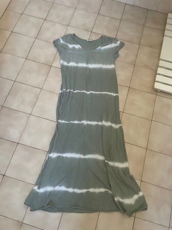 Robe longue ample tie and die