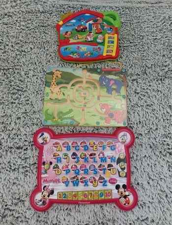 Tablettes Clementoni et jeu d'adresse