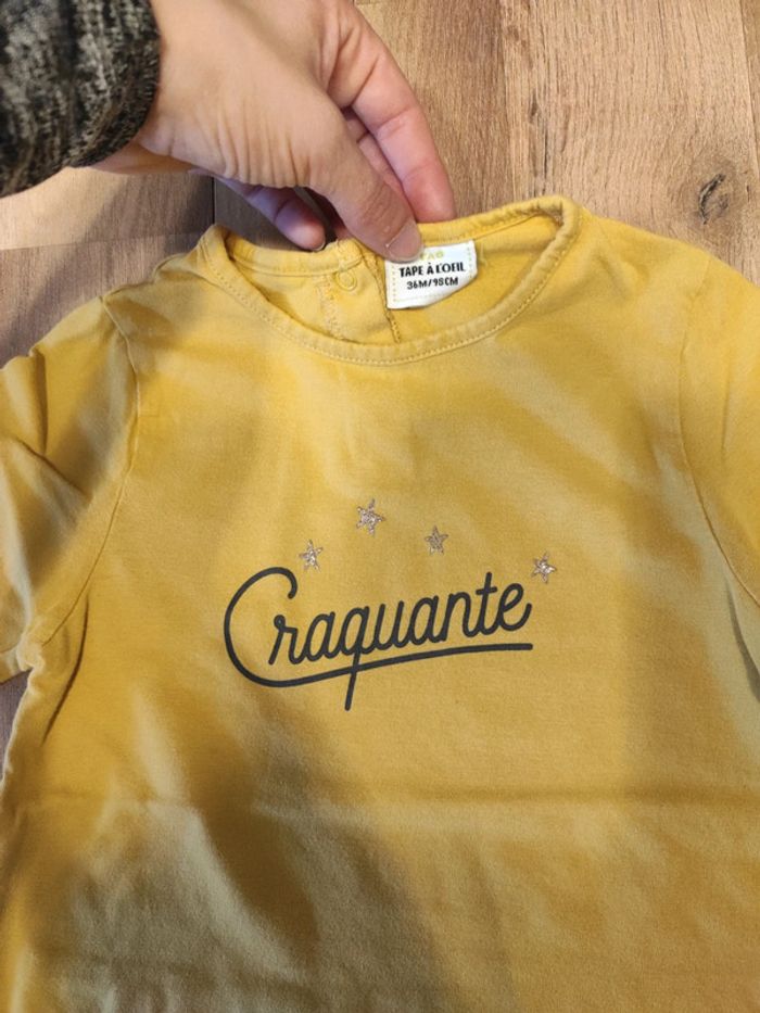 Tee-shirt ML 3 ans Tape à l'oeil en TBE - photo numéro 2