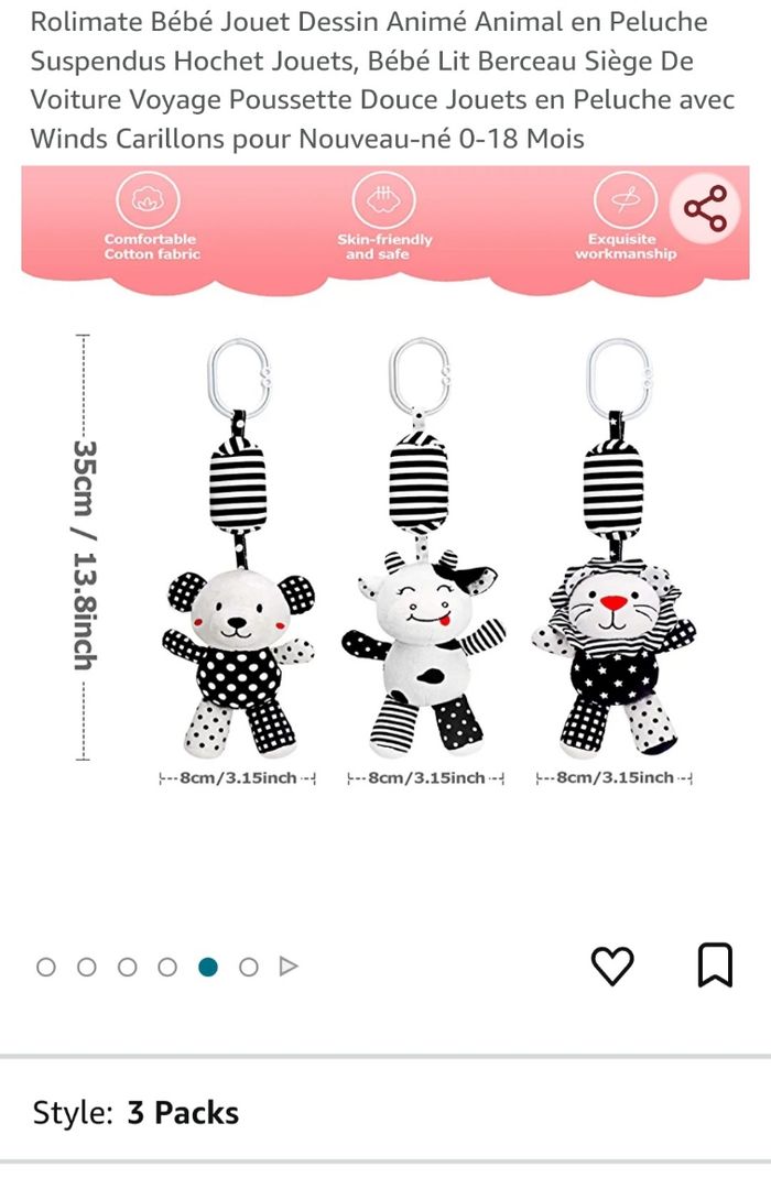 Lot 3 hochets musicaux - photo numéro 3