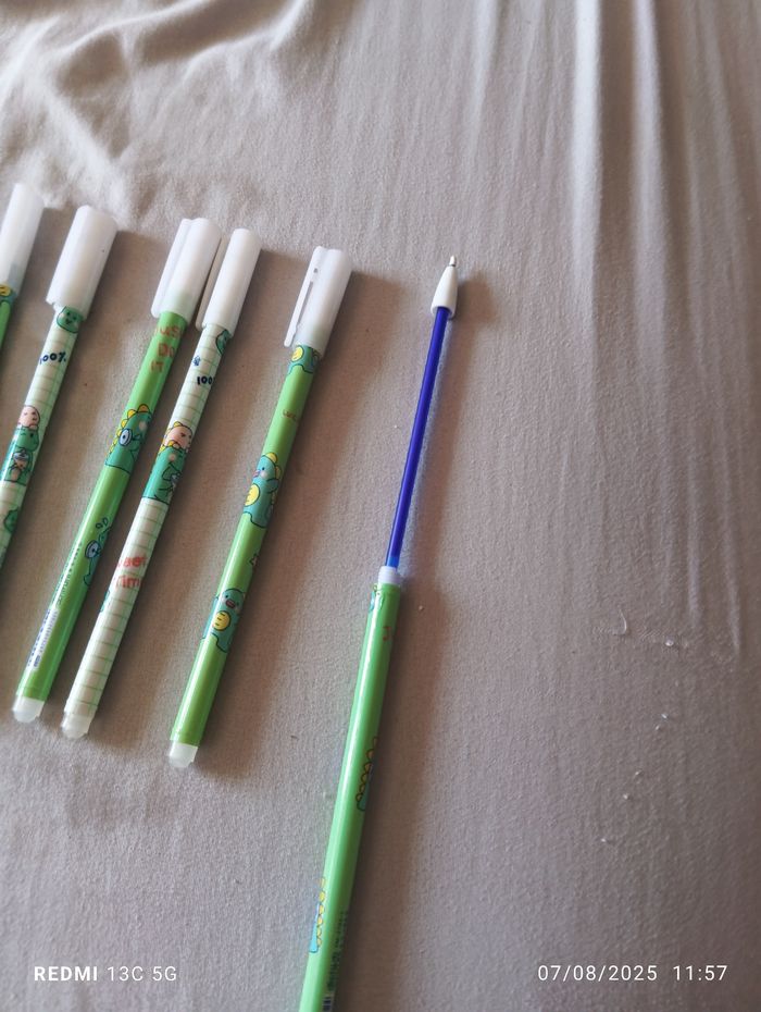 Stylos encre gel effacables dinodaures - photo numéro 2