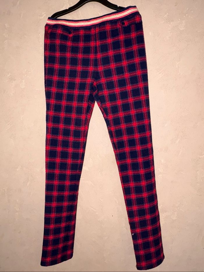 Pantalon à carreaux DU PAREIL AU MÊME – 10 ans (140 cm) - photo numéro 2