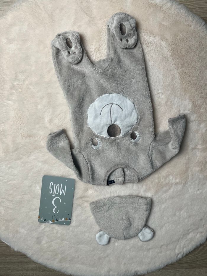 Lot de 3 pyjamas épais 3 mois