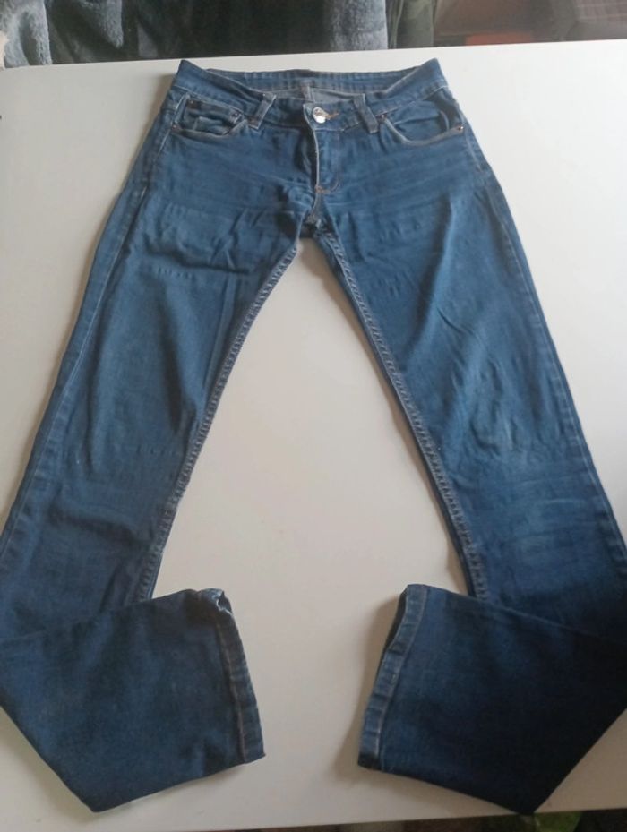 Pantalon jeans femme Levi's Strauss 501 rétro vintage taille 36 coupe droite