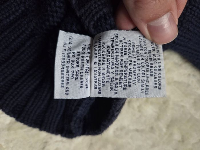 Pull Ralph Lauren Flag 100% coton Taille L enfant - équivalent XS/S Adulte - photo numéro 5