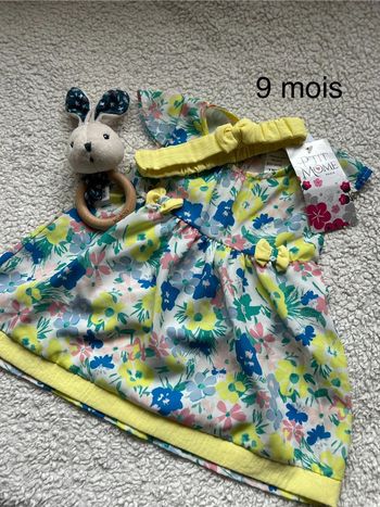 Robe fille 9 mois