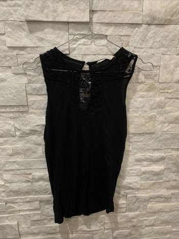 Haut Tshirt dentelle Naf Naf TXS