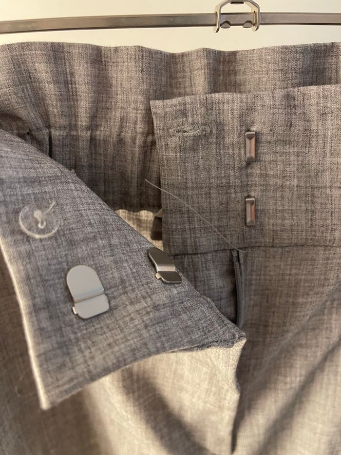 Pantalon toile taille élastiquée - photo numéro 8