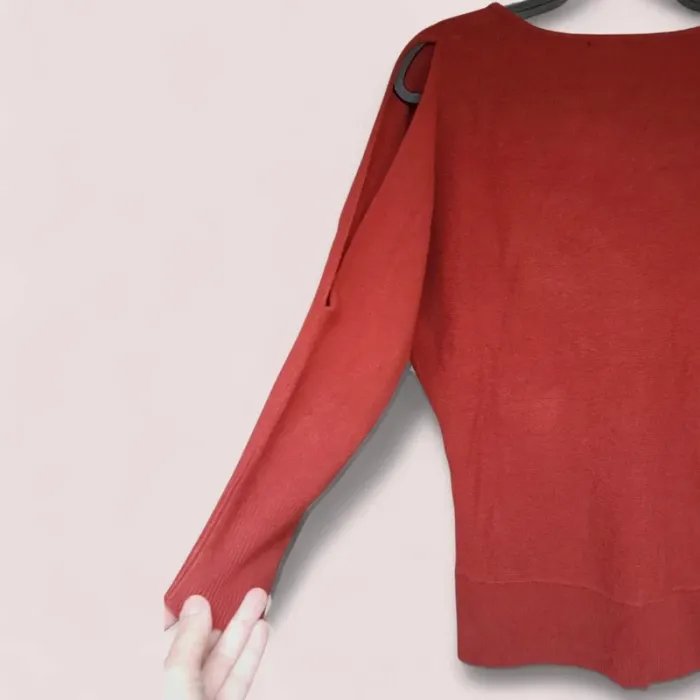 Trui in terracotta tint maat M - photo numéro 2