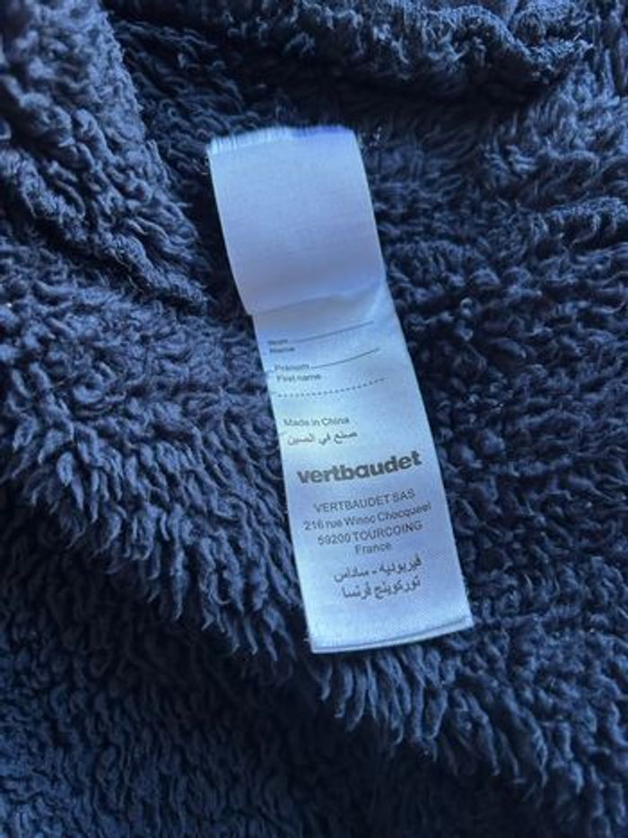 Gilet capuche pilou bleu marine 8 ans Vert baudet - photo numéro 10