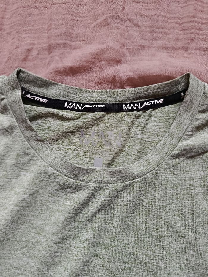 Débardeur homme vert Man active en M - photo numéro 5