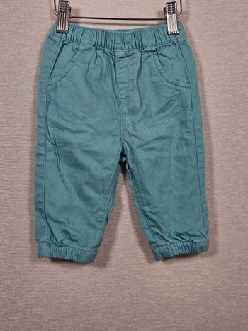 Pantalon bleu ciel  kiabi  9 mois 71 cm