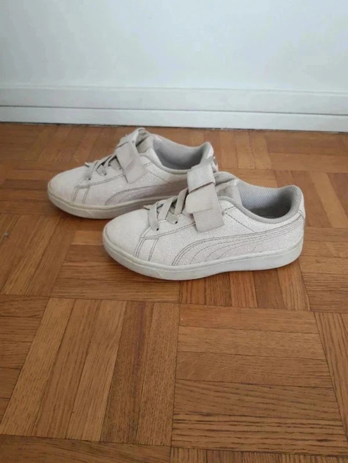 Basket puma 30 rose pailletée - photo numéro 7