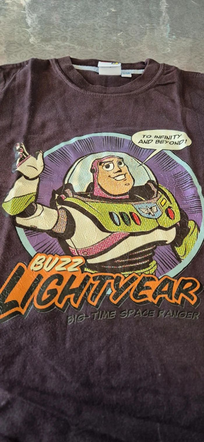 Tee-shirt buzz lightyear toy story 3 disney pixar 4/5 ans - photo numéro 2