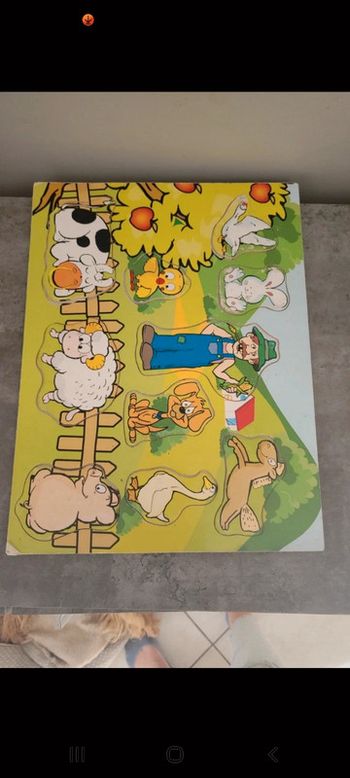 Grand puzzle bois animaux